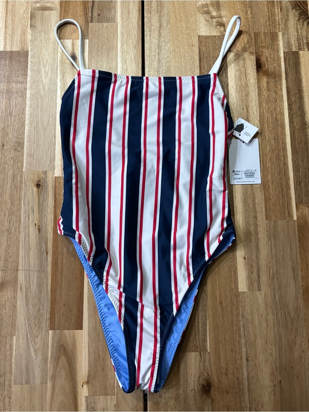 NWT Solid & Striped One‎ Piece